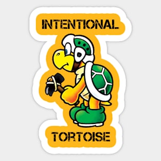 The Intentional TORToise Sticker